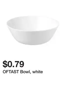 Ikea Oftast bowl, white offer