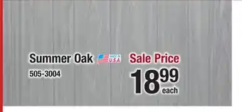 Menards Summer oak offer