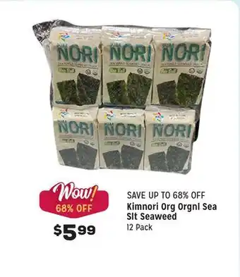 Grocery Outlet Org orgnl sea slt seaweed offer