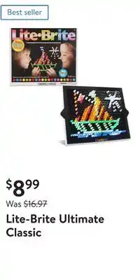 Walmart Lite-brite ultimate classic offer