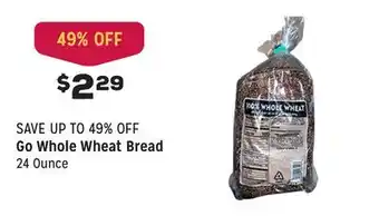 Grocery Outlet Whole wheat bread offer