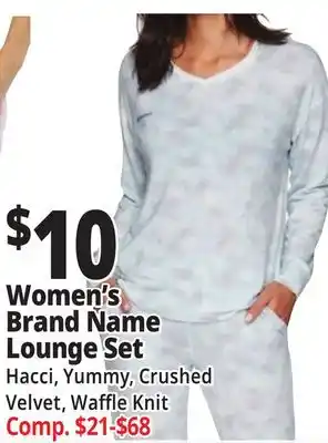 Ocean State Job Lot Women's brand name lounge set offer