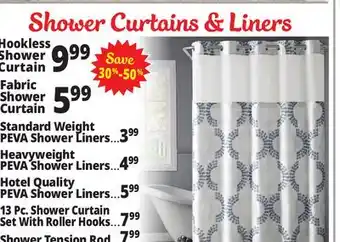 Ocean State Job Lot Shower curtains offer