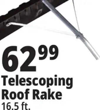 Ocean State Job Lot Garant telescopic roof rake, 16.5' offer