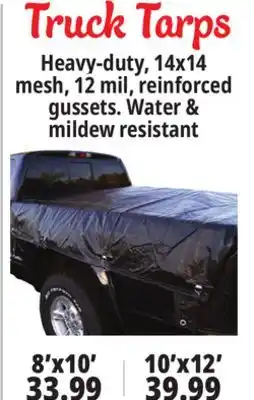 Ocean State Job Lot Truck tarps offer