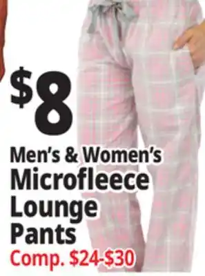 Ocean State Job Lot Microfleece lounge pants offer