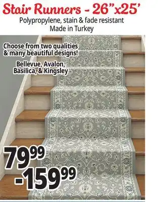 Ocean State Job Lot Stair runners offer