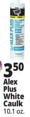 Ocean State Job Lot Alex plus white caulk offer