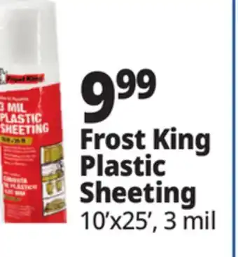 Ocean State Job Lot Frost king plastic sheeting offer