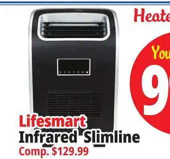 Ocean State Job Lot Lifesmart wall mountable infrared quartz heater offer