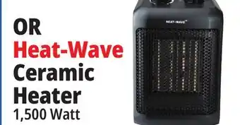 Ocean State Job Lot Heat-wave ceramic heater offer