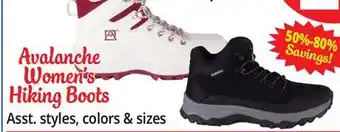 Ocean State Job Lot Avalanche women's hiking boots offer
