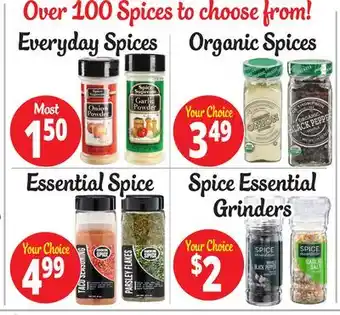 Ocean State Job Lot Spices offer