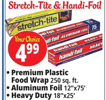 Ocean State Job Lot Stretch-tite & handi foil offer