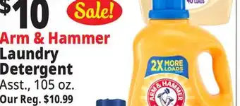 Ocean State Job Lot Arm & hammer clean burst detergent, 105 oz offer