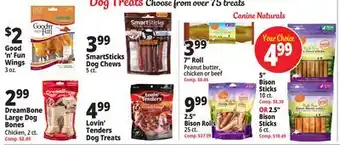Ocean State Job Lot Dog treats offer