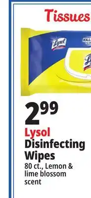 Ocean State Job Lot Lysol disinfecting wipes offer