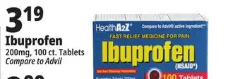 Ocean State Job Lot Ibuprofen 200 mg tablets, 100 count offer