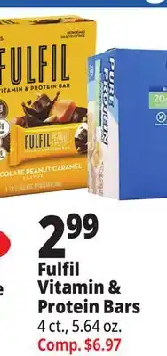 Ocean State Job Lot Fulfil vitamin & protein bars offer