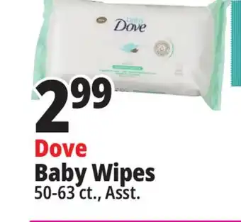 Ocean State Job Lot Dove baby wipes offer