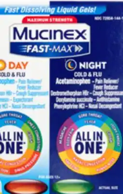 Ocean State Job Lot Mucinex fast-max cold & flu offer