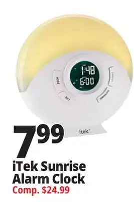Ocean State Job Lot Itek sunrise alarm clock offer