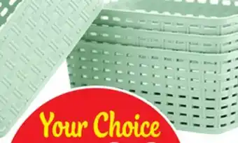 Ocean State Job Lot 4 pk. baskets offer