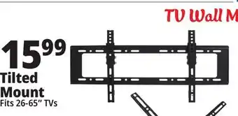 Ocean State Job Lot Techbunch tilt universal wall mount for flat panel tvs, 26 - 65 offer