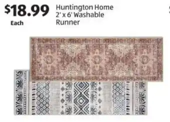 Aldi Huntington Home 2' x 6' Washable Runner offer