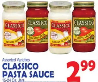 Bravo Supermarkets Classico pasta sauce offer