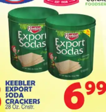 Bravo Supermarkets Keebler export soda crackers offer