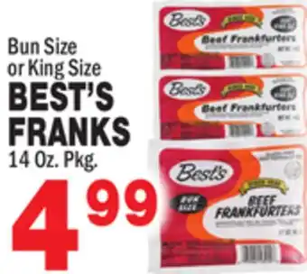 Bravo Supermarkets Best's franks offer