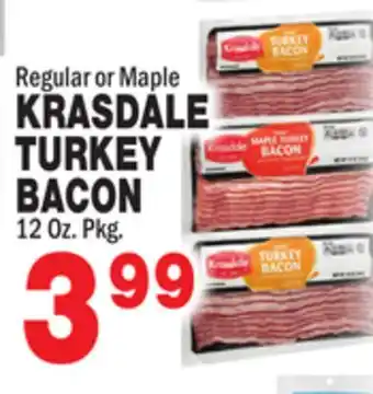 Bravo Supermarkets Krasdale turkey bacon offer