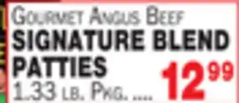 Bravo Supermarkets Signature blend patties offer