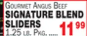 Bravo Supermarkets Signature blend sliders offer