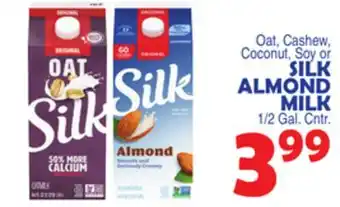 Bravo Supermarkets Silk almond milk offer