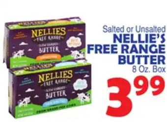 Bravo Supermarkets Nellie's free range butter offer