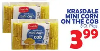 Bravo Supermarkets Krasdale mini corn on the cob offer