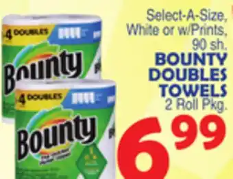 Bravo Supermarkets Bounty doubles towels offer