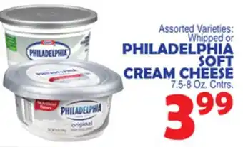 Bravo Supermarkets Philadelphia soft cream cheese offer