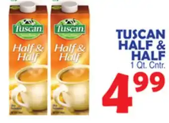 Bravo Supermarkets Tuscan half & half offer