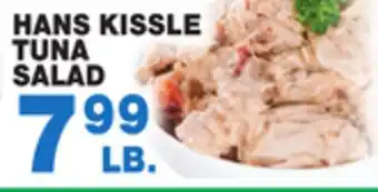 Bravo Supermarkets Hans kissle tuna salad offer