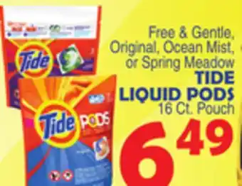 Bravo Supermarkets Tide liquid pods offer