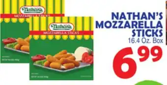 Bravo Supermarkets Nathan's mozzarella sticks offer
