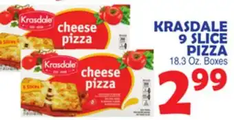 Bravo Supermarkets Krasdale 9 slice pizza offer