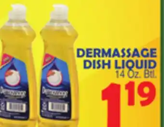Bravo Supermarkets Dermassage dish liquid offer