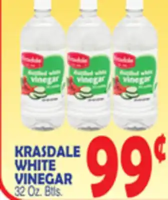 Bravo Supermarkets Krasdale white vinegar offer