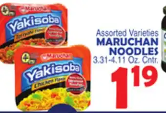 Bravo Supermarkets Maruchan noodles offer