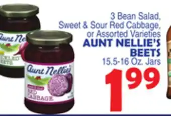 Bravo Supermarkets Aunt nellie's beets offer