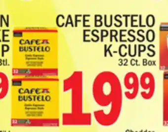 C Town Cafe bustelo espresso k-cups offer
